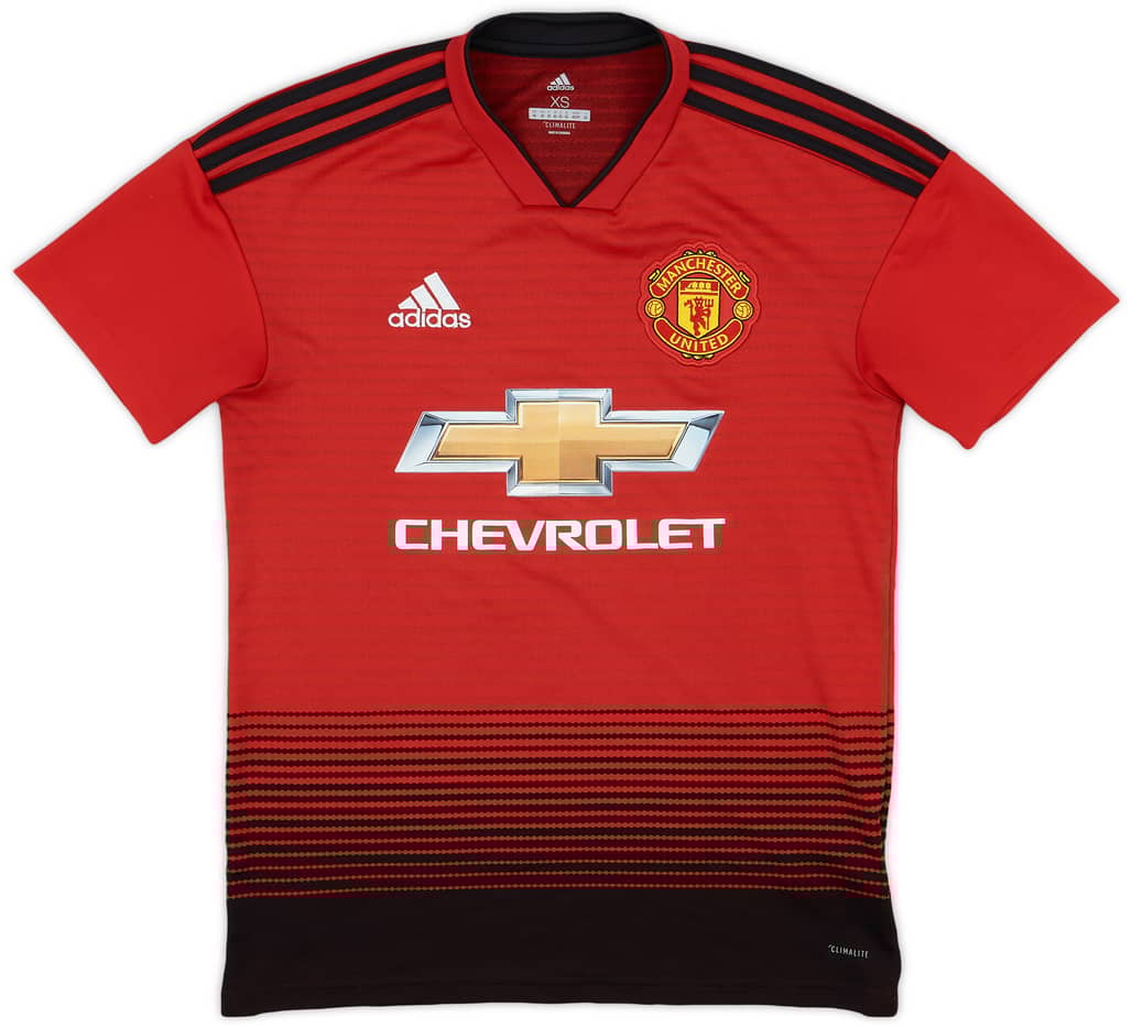 2018-19 Manchester United Home Shirt - 7/10 - (XS)