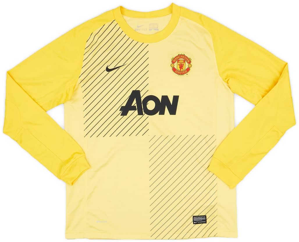 2013-14 Manchester United GK Shirt - 8/10 - (XL.Boys)