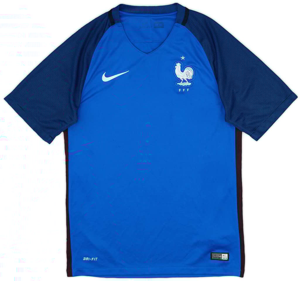2016-17 France Home Shirt - 8/10 - (S)