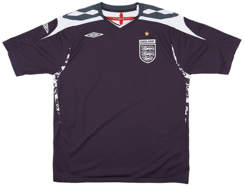 2007-09 England GK S/S Shirt - 8/10 - (XL)