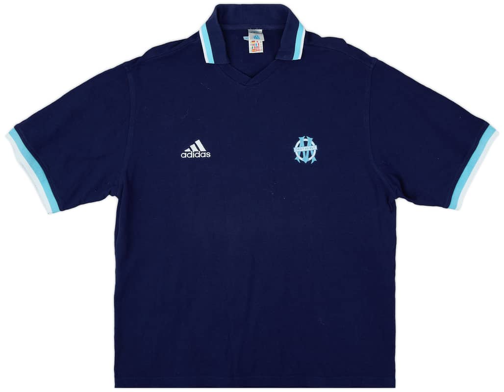 2000-01 Olympique Marseille adidas Training Shirt - 9/10 - (XL)