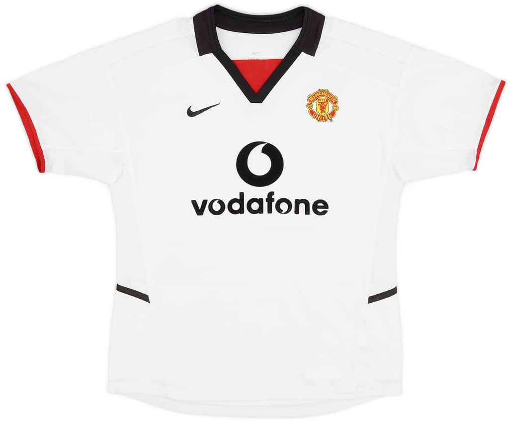2002-03 Manchester United Away Shirt - 9/10 - (M.Boys)