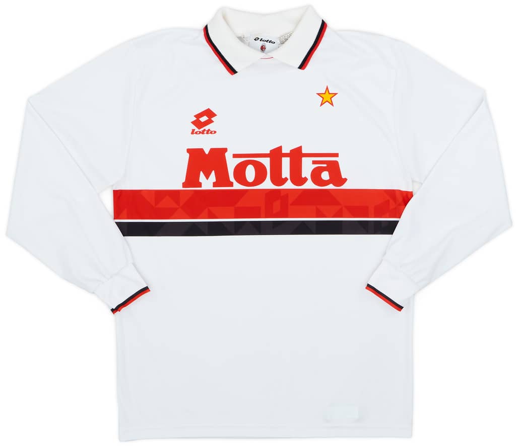 1993-94 AC Milan Away L/S Shirt - 8/10 - (S)
