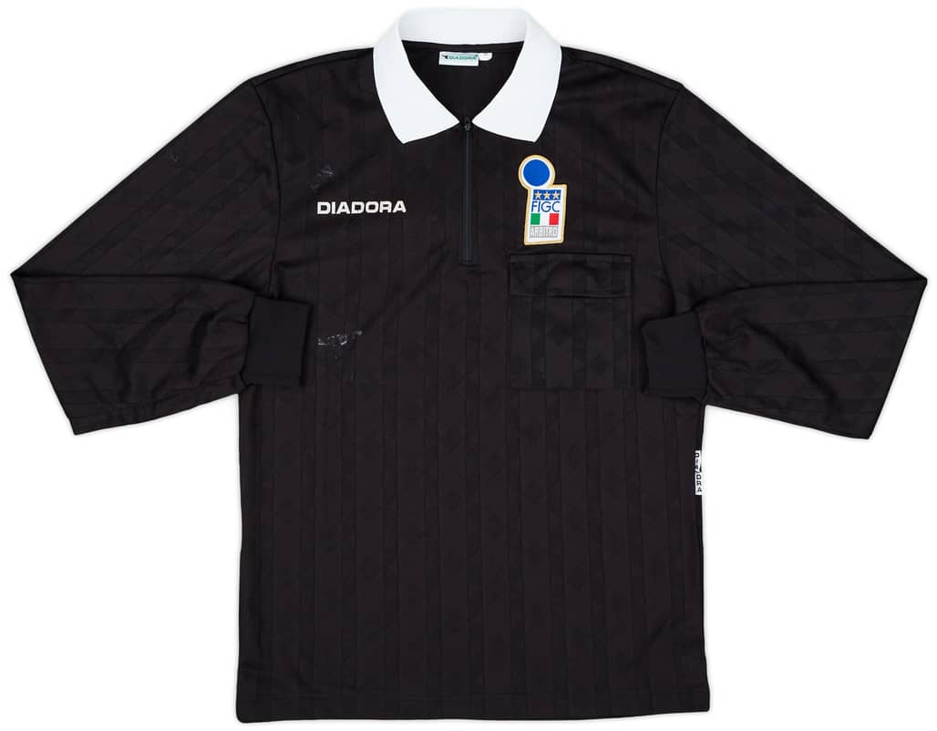 1994 Italy Diadora Referee L/S Shirt - 7/10 - (M)
