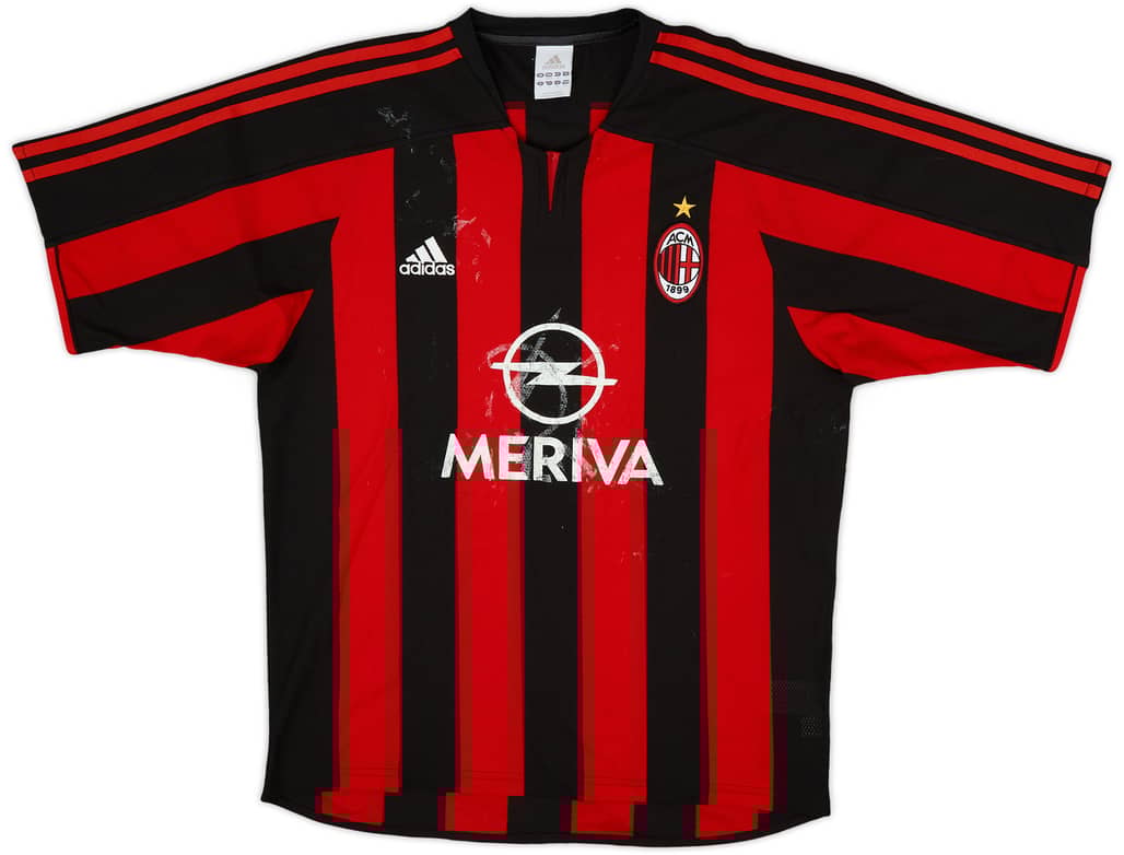 2003-04 AC Milan Home Shirt - 4/10 - (S)