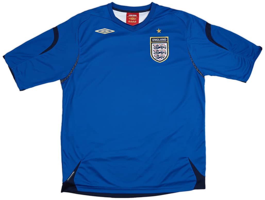 2006-08 England GK S/S Shirt - 8/10 - (XL)