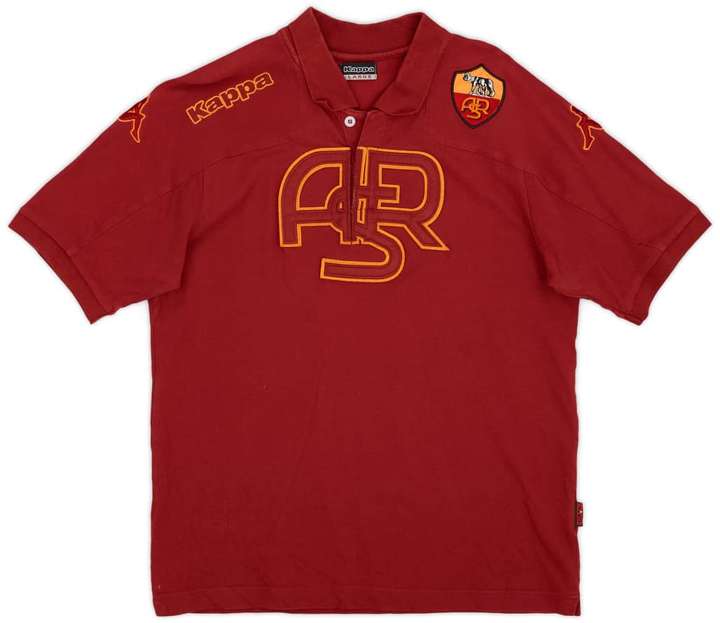 2012-13 Roma Kappa Polo Shirt - 8/10 - (L)