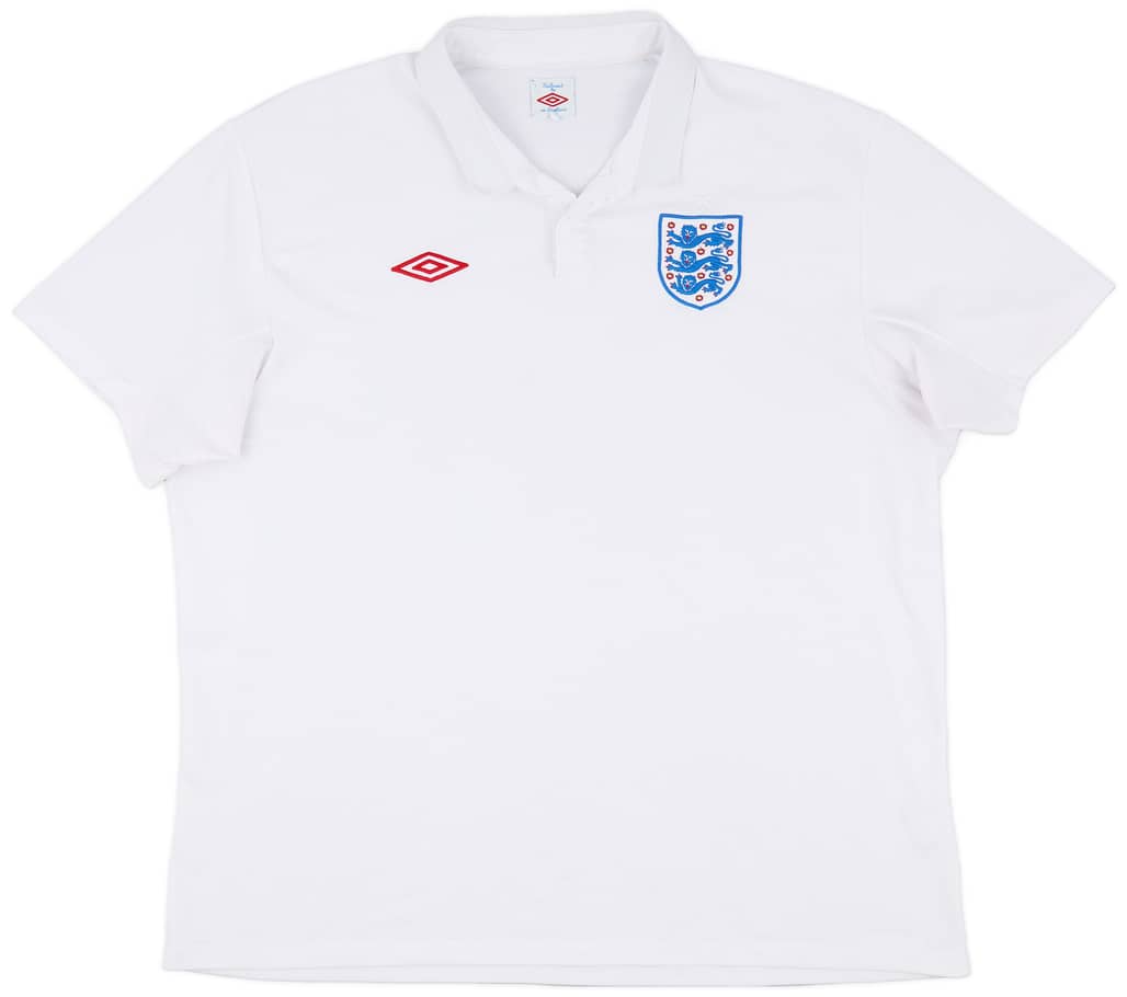2009-10 England Home Shirt - 8/10 - (3XL)