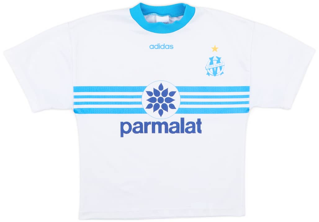 1996-97 Olympique Marseille Home Shirt - 9/10 - (S.Boys)