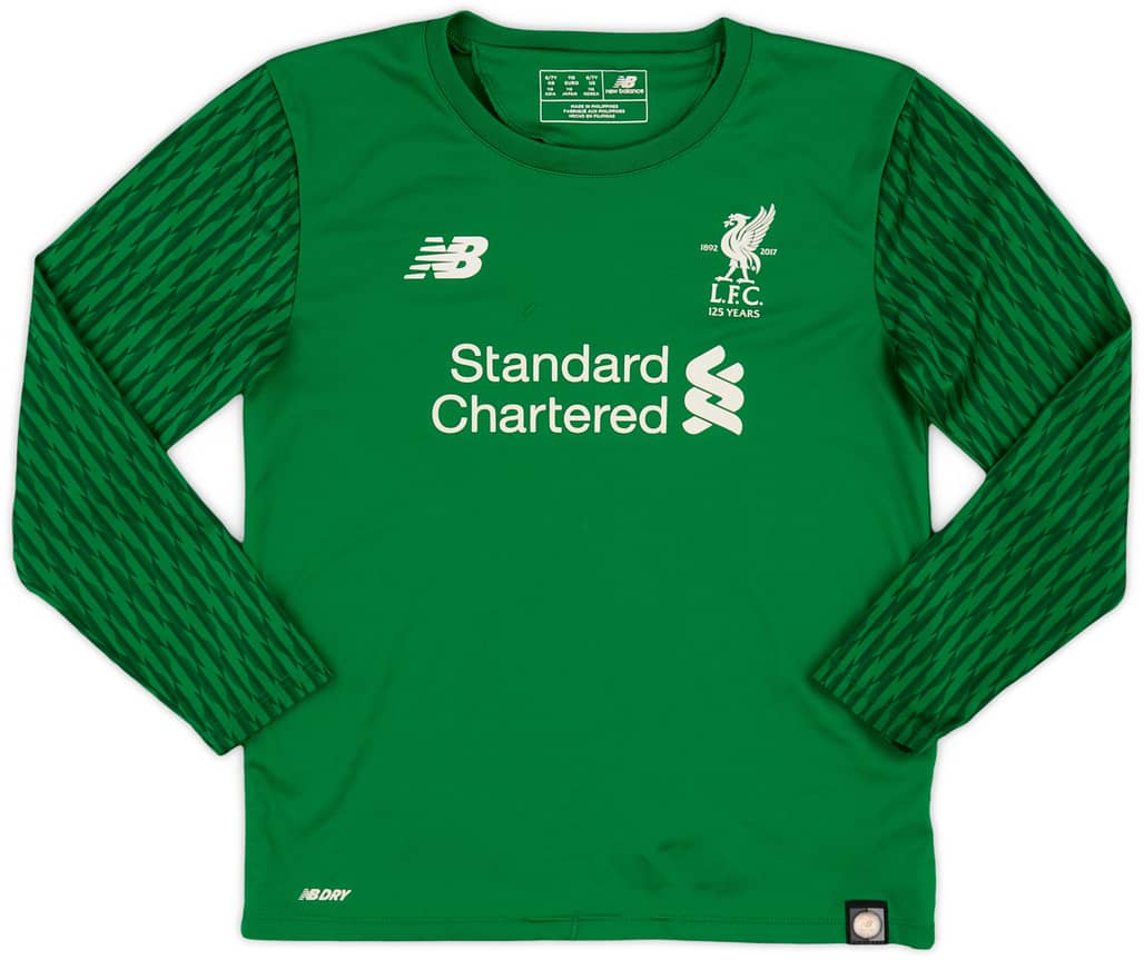 2017-18 Liverpool '125 Years' GK Shirt - 6/10 - (6-7 Years)
