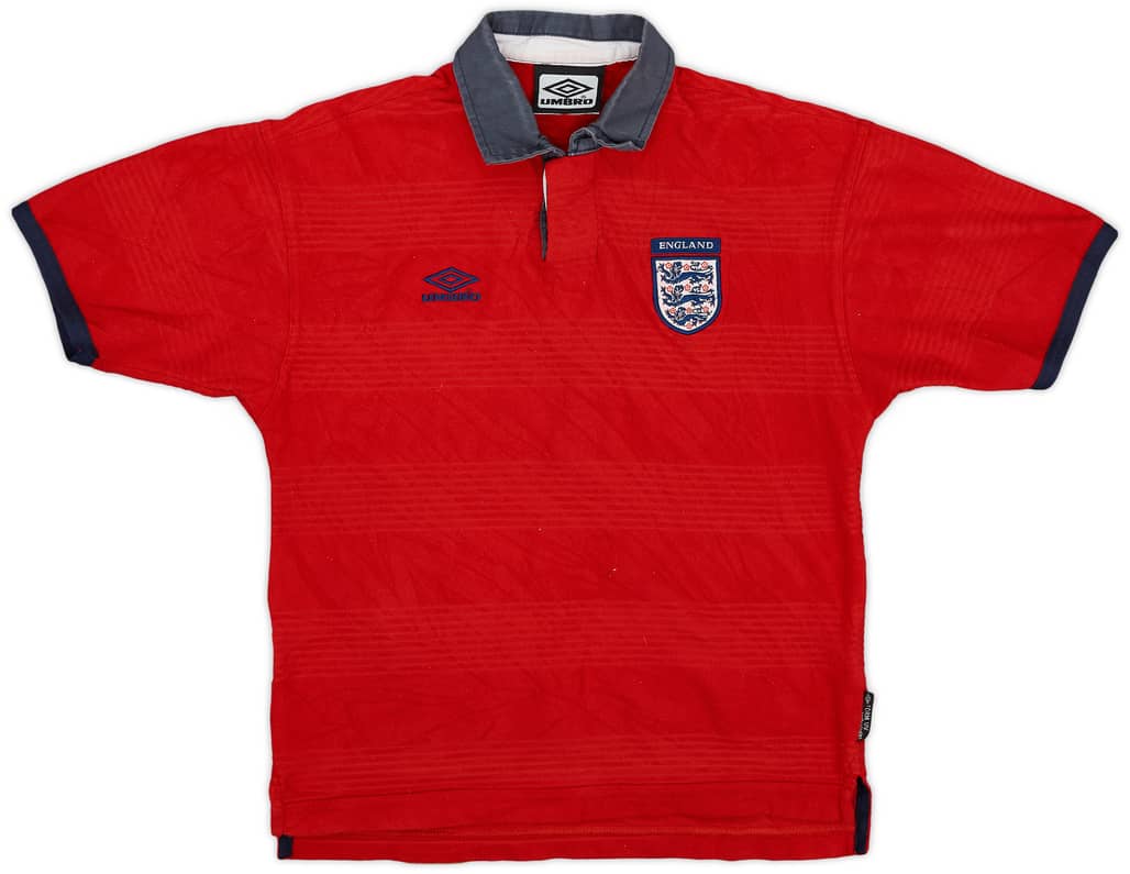 1999-01 England Away Shirt - 8/10 - (M.Boys)