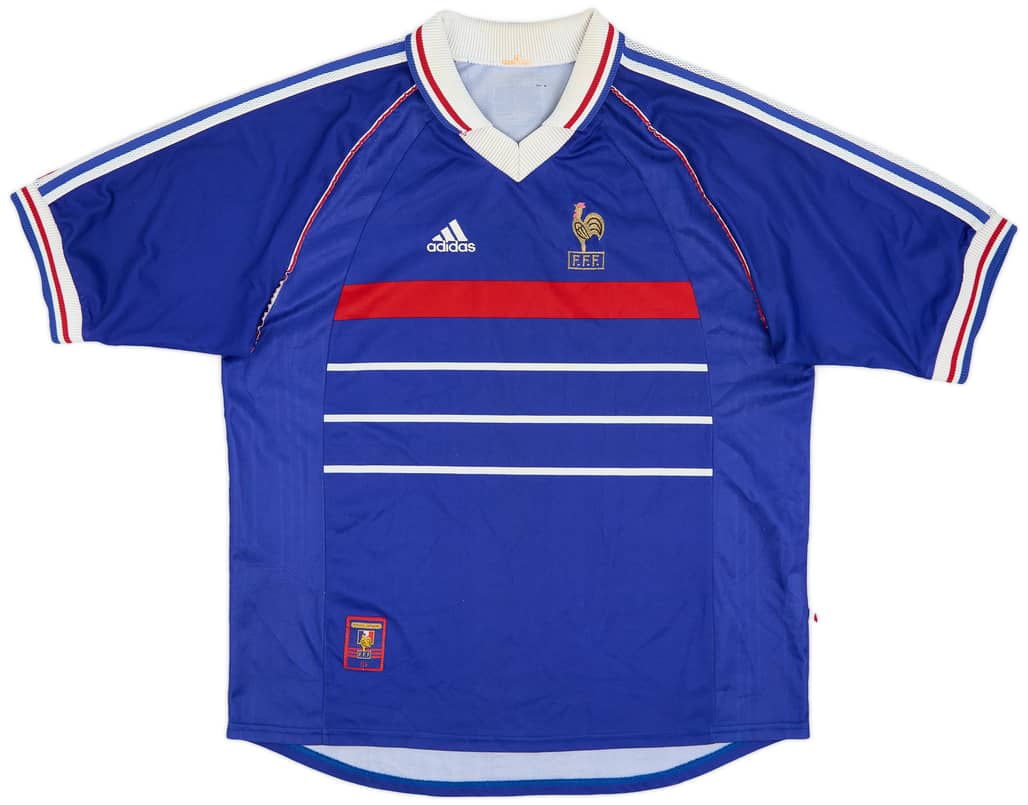 1998-00 France Home Shirt - 5/10 - (XL)