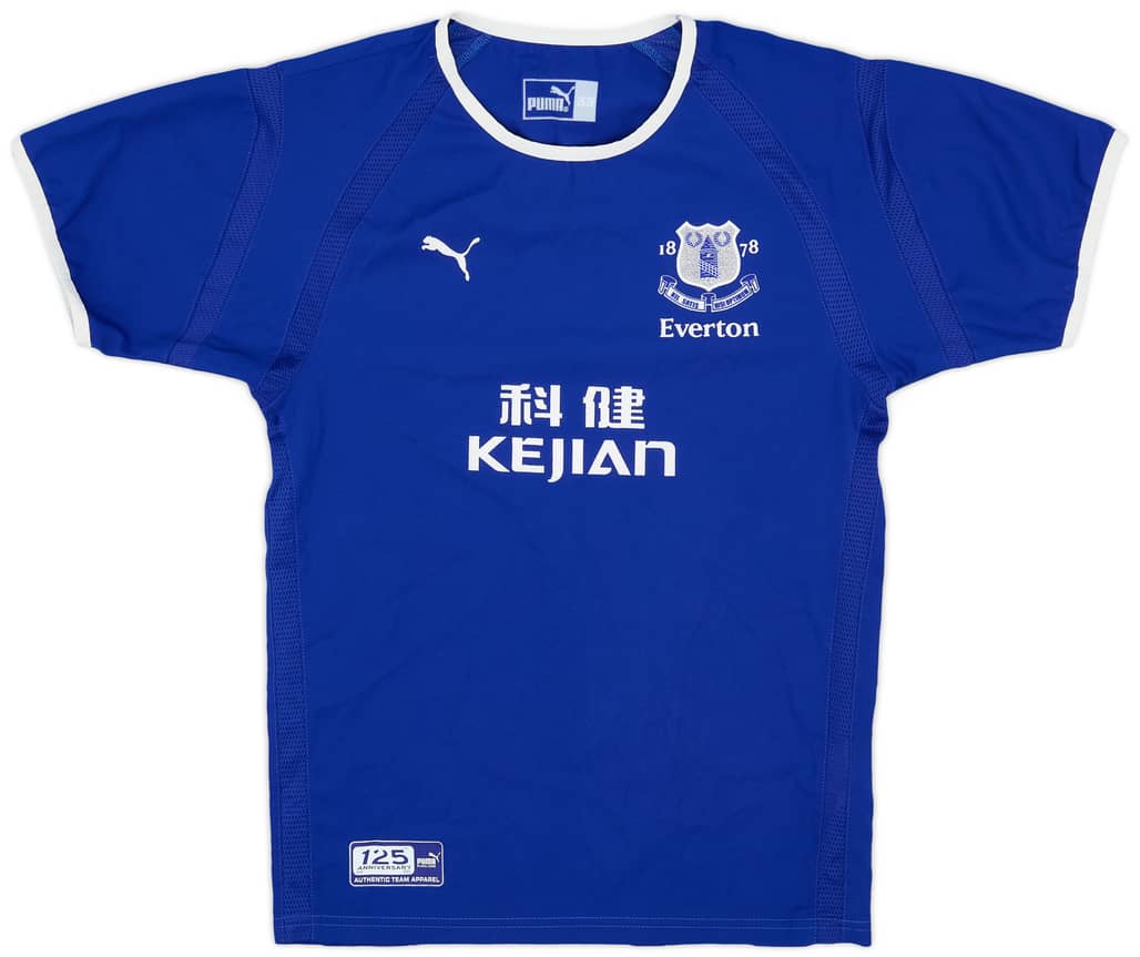 2003-04 Everton Home Shirt - 9/10 - (M.Boys)