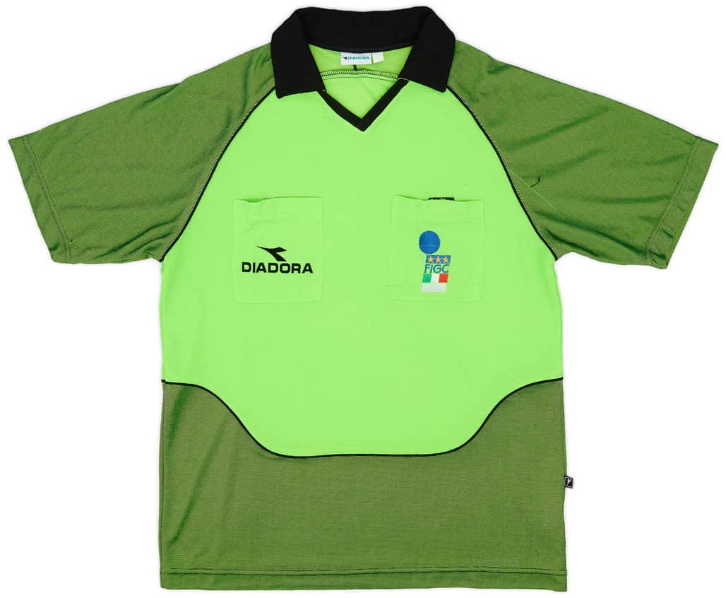 1990s Italy FIGC Diadora Referee Shirt - 7/10 - (L)