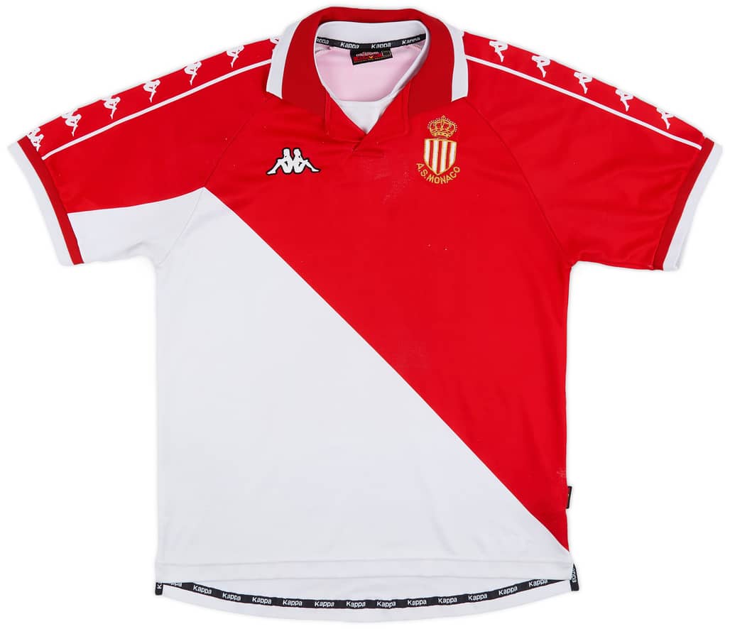 2000-01 Monaco Home Shirt - 8/10 - (L)
