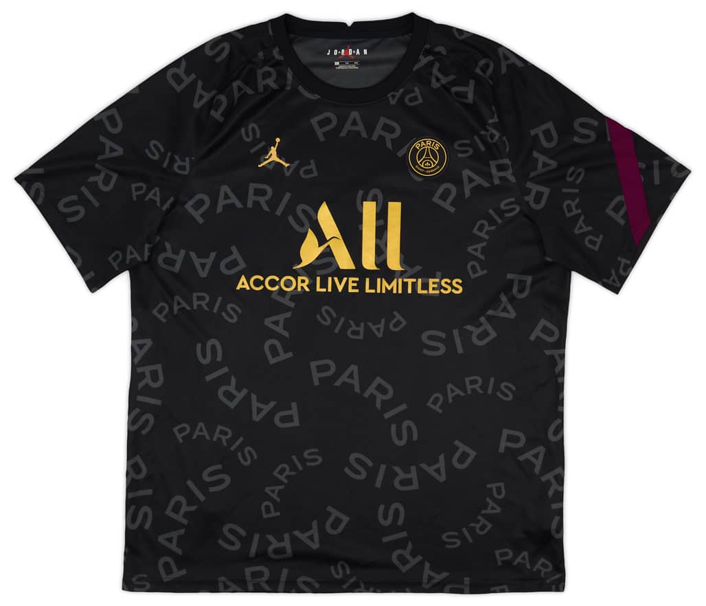 2020-21 Paris Saint-Germain Jordan Pre-Match Training Shirt - 6/10 - (XL)