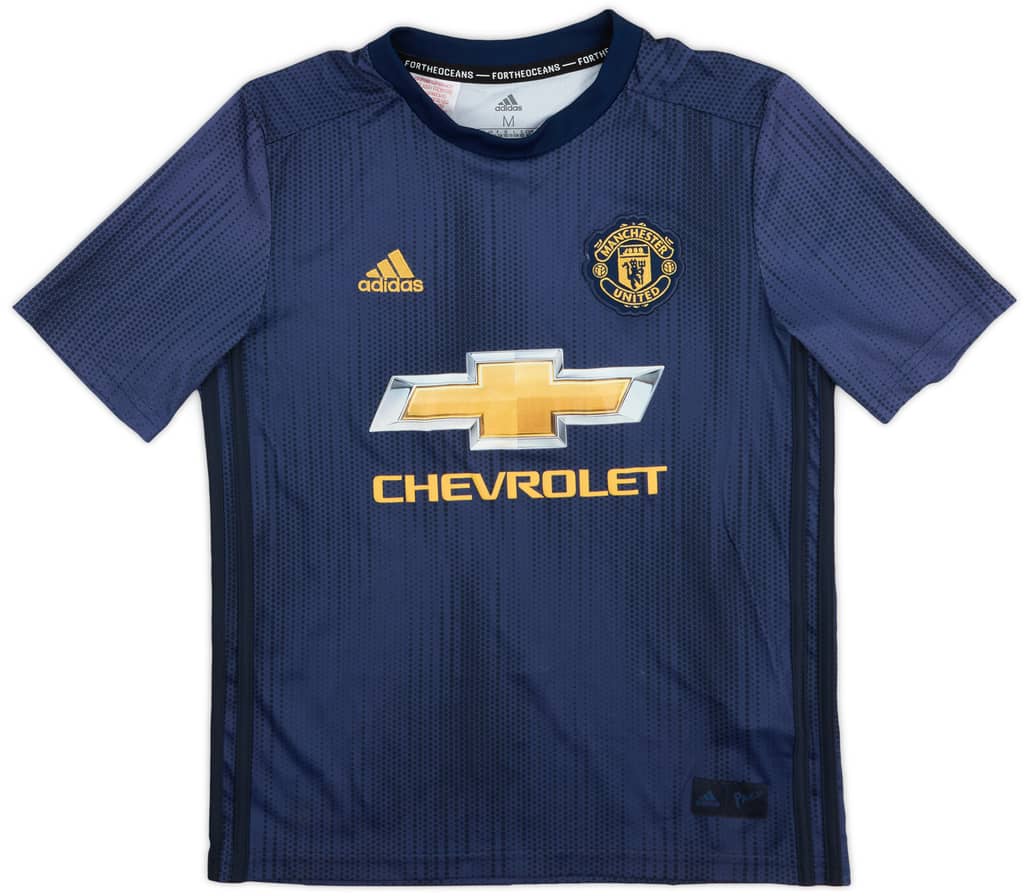2018-19 Manchester United Third Shirt - 9/10 - (M.Boys)