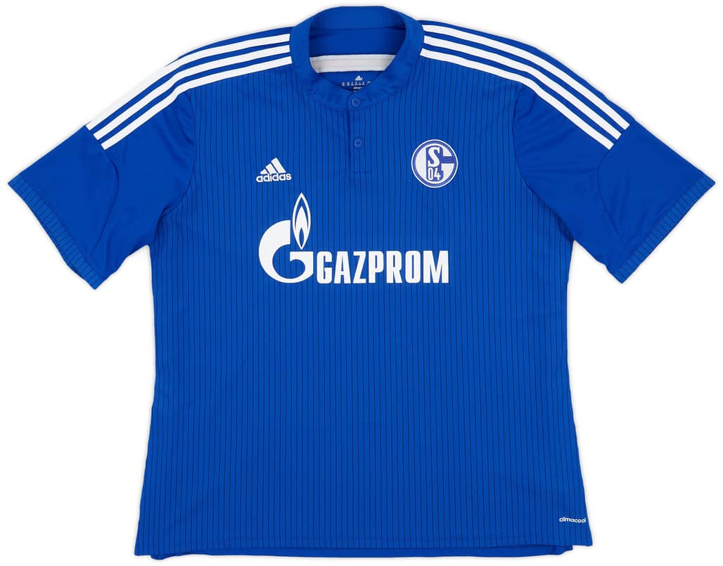 2014-16 Schalke Home Shirt - 9/10 - (XXL)