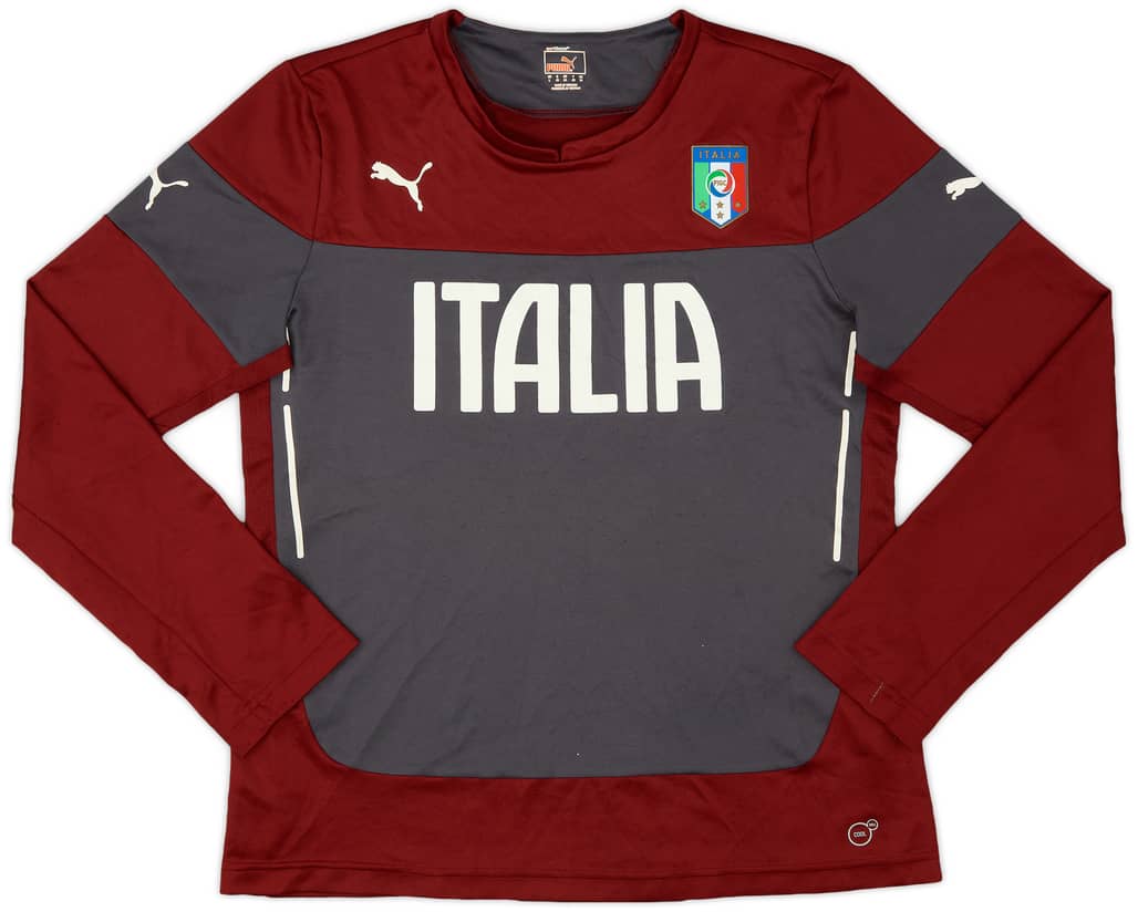 2014-15 Italy Puma Training L/S Shirt - 6/10 - (L)