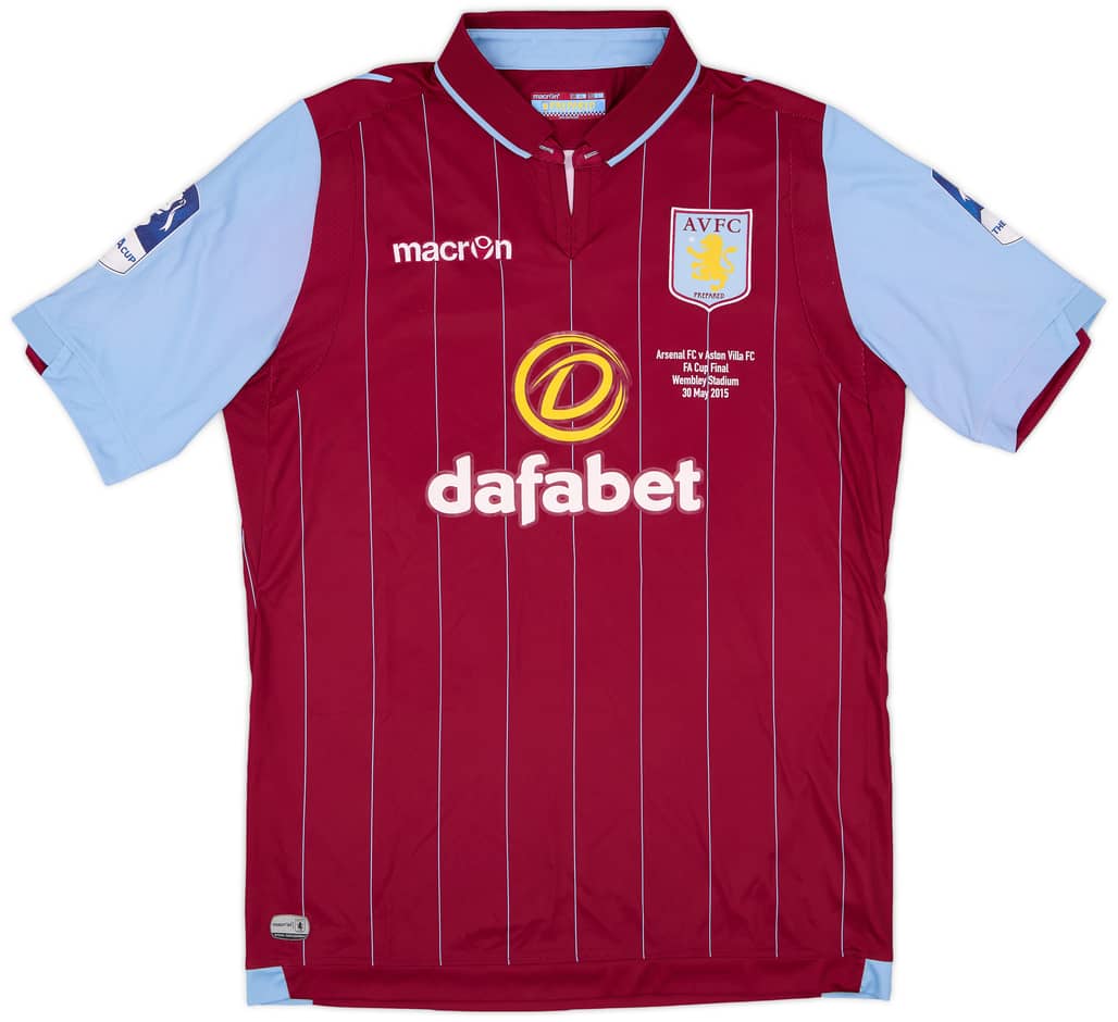 2014-15 Aston Villa 'FA Cup Final' Home Shirt - 8/10 - (L)