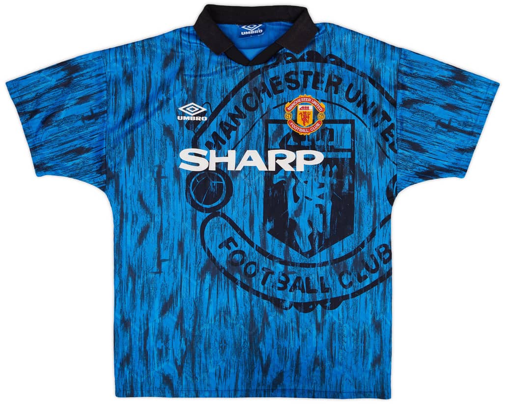 1992-93 Manchester United Away Shirt - 5/10 - (L)