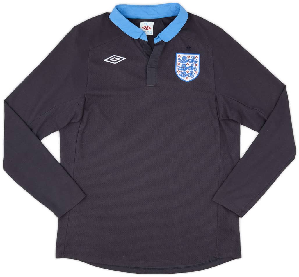 2011-12 England Away L/S Shirt - 8/10 - (L)