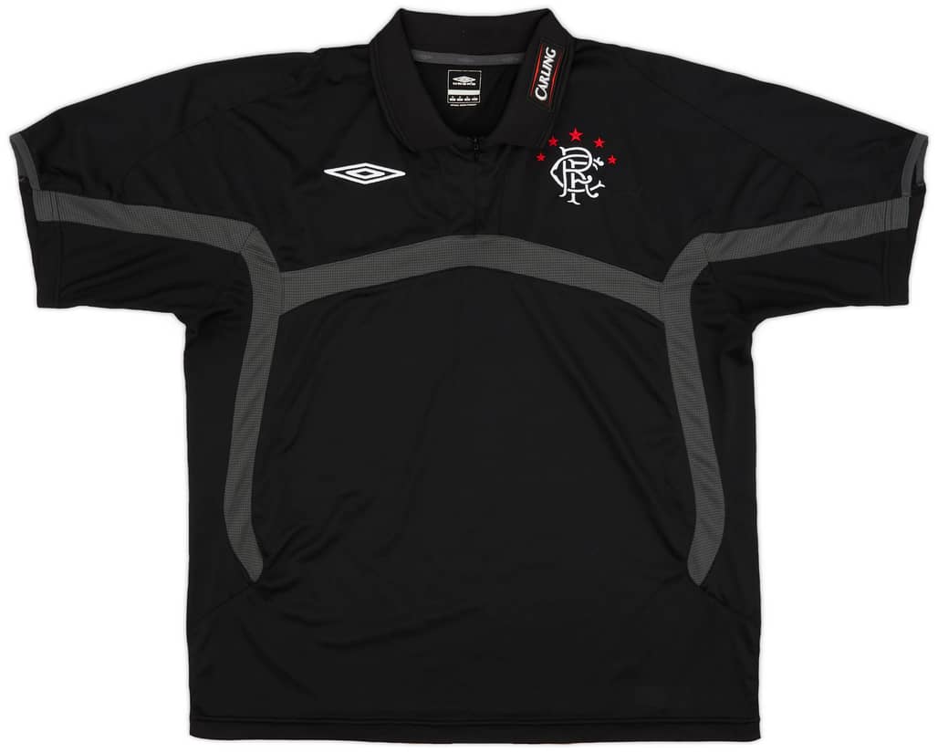 2008-09 Rangers Umbro 1/4 Zip Training Shirt - 9/10 - (M)