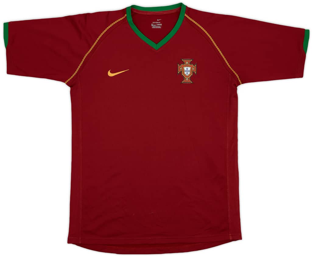 2006-08 Portugal Home Shirt - 6/10 - (XL.Boys)
