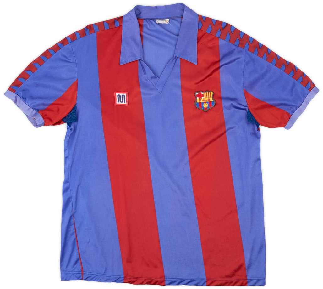 1984-89 Barcelona Home Shirt - 7/10 - (XL)