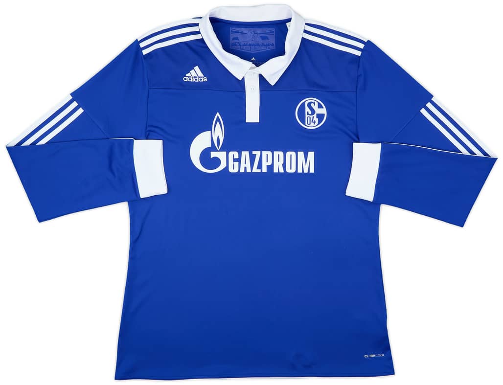 2010-12 Schalke Home L/S Shirt - 10/10 - (XL)