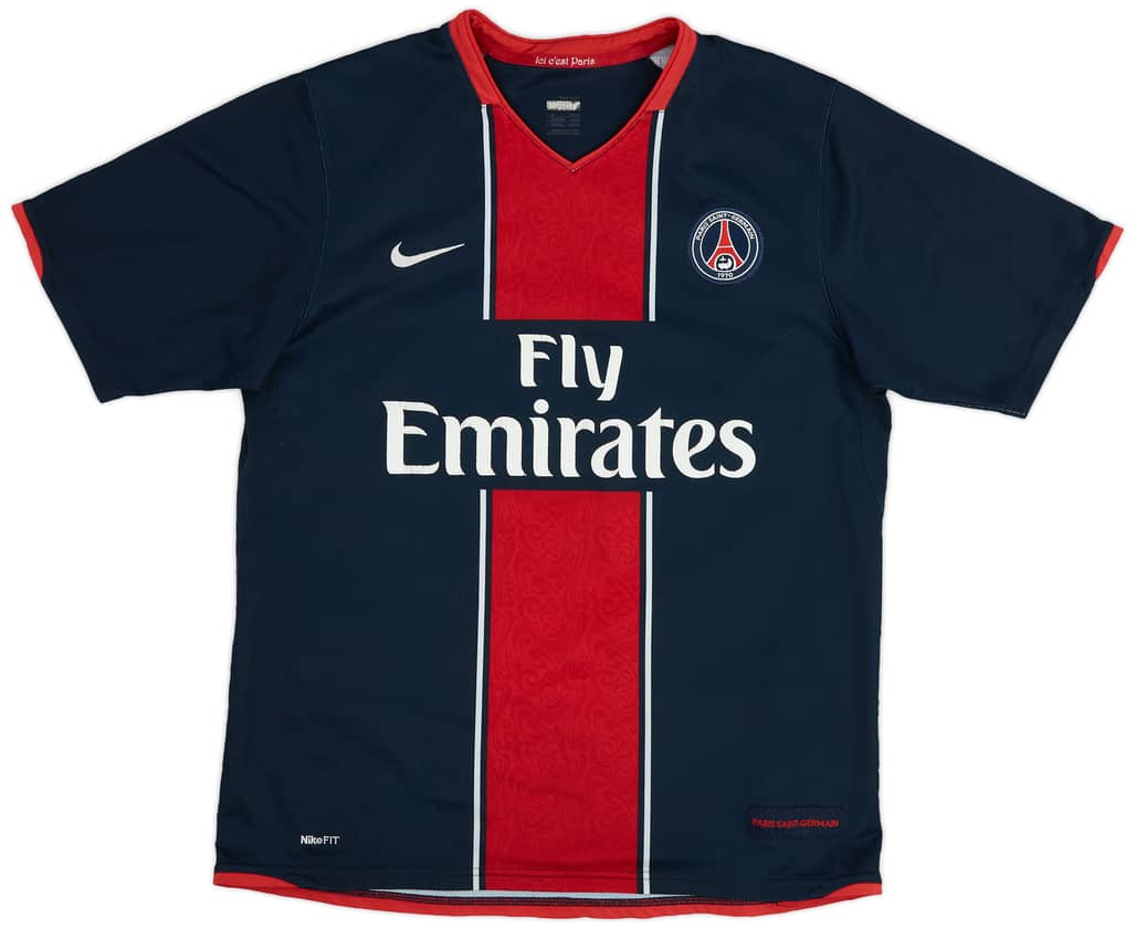 2007-08 Paris Saint-Germain Home Shirt - 6/10 - (M)