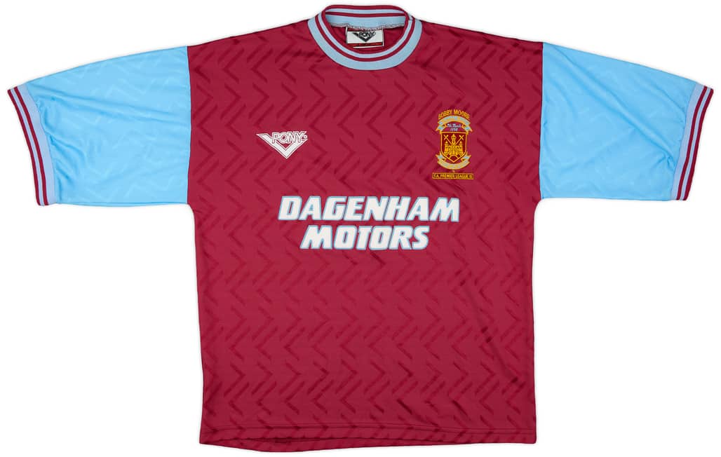 1993-95 West Hma 'Bobby Moore Memorial Match' Home Shirt - 8/10 - (L)