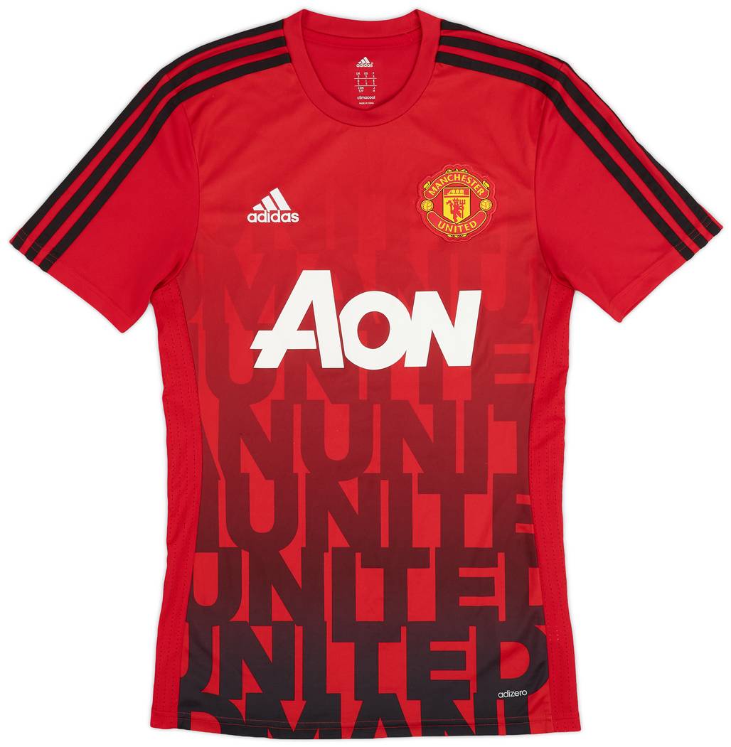 2015-16 Manchester United adidas Training Shirt - 7/10 - (S)