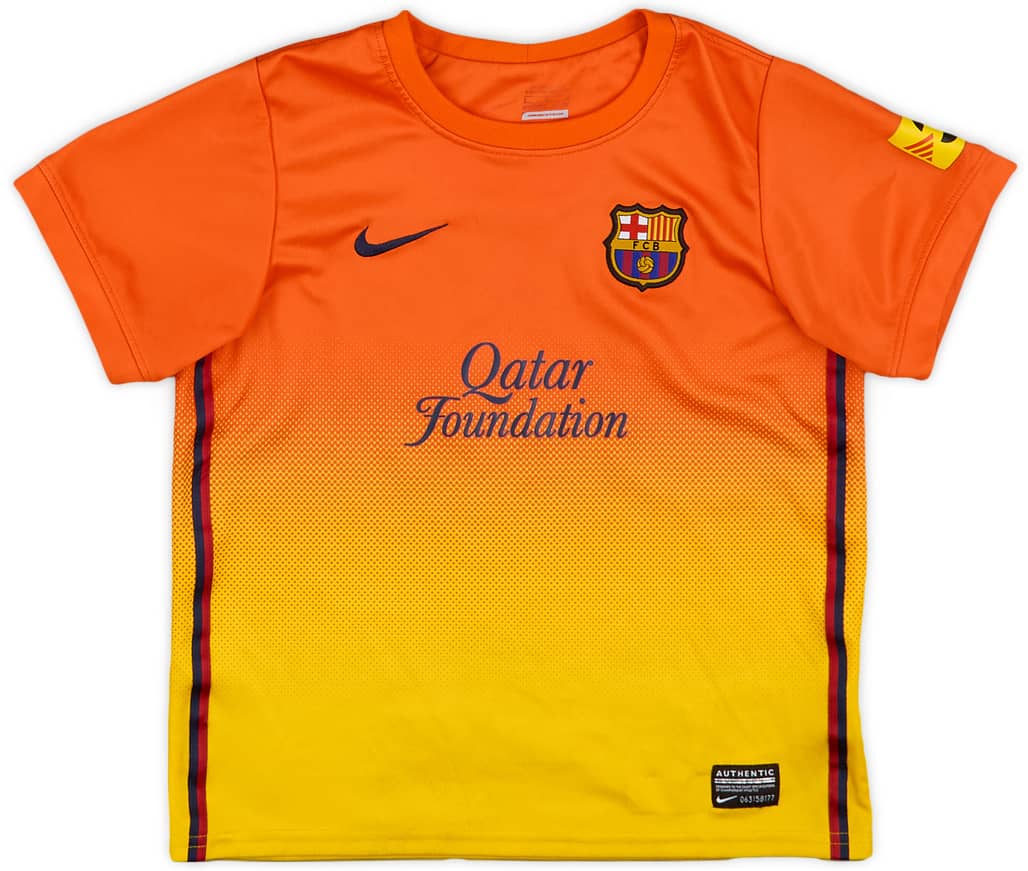 2012-13 Barcelona Away Shirt - 6/10 - (5-6 Years)