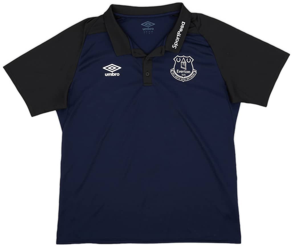 2017-18 Everton Umbro Polo Shirt - 9/10 - (L)