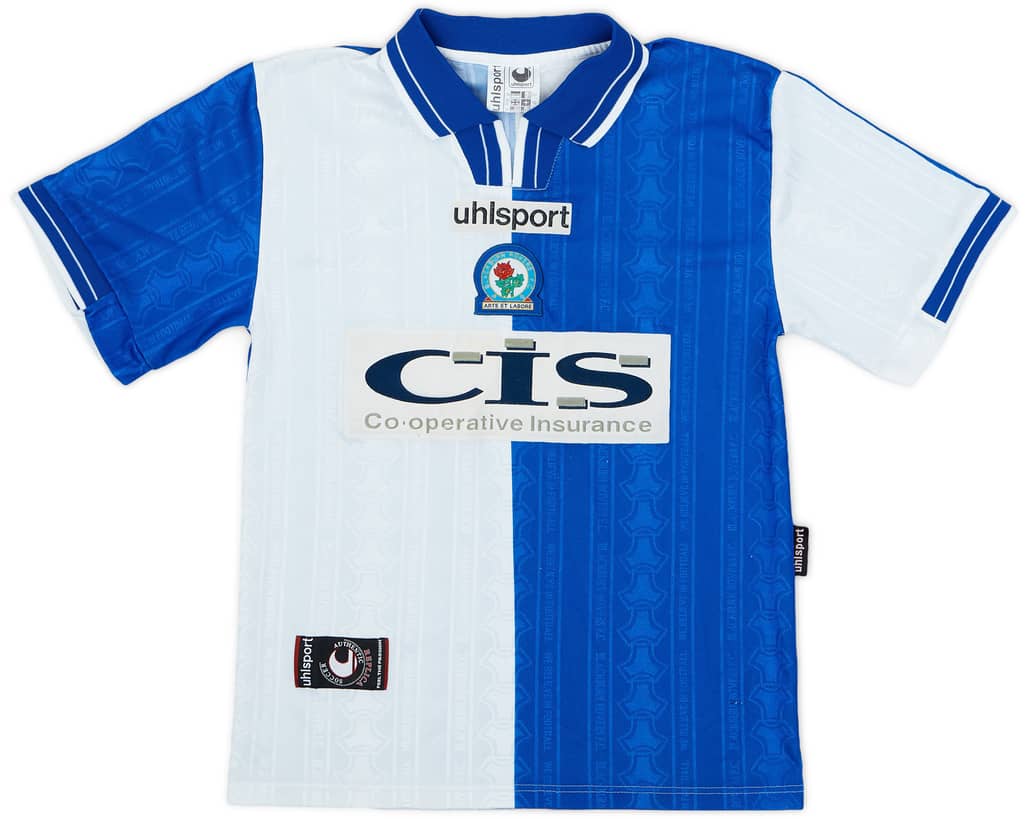 1998-99 Blackburn Home Shirt - 8/10 - (M.Boys)