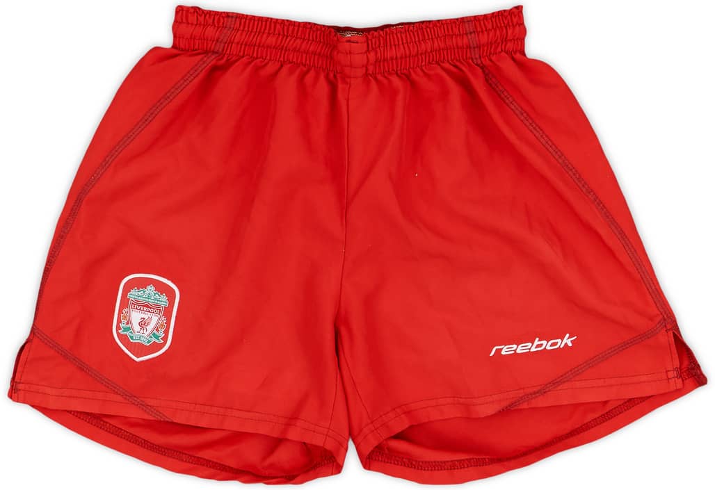 2002-04 Liverpool Home Shorts - 8/10 - (S.Boys)