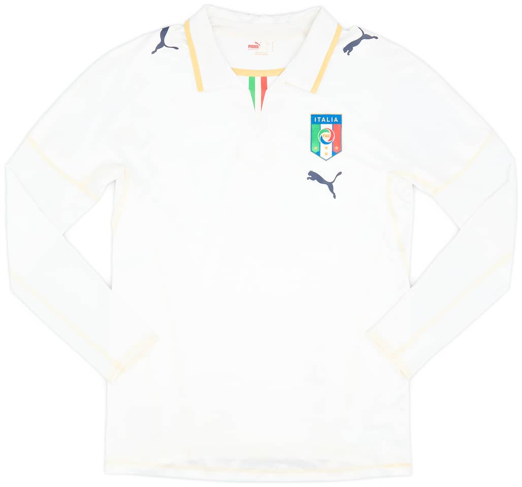 2007-08 Italy Player Issue Away L/S Shirt - 6/10 - (M)