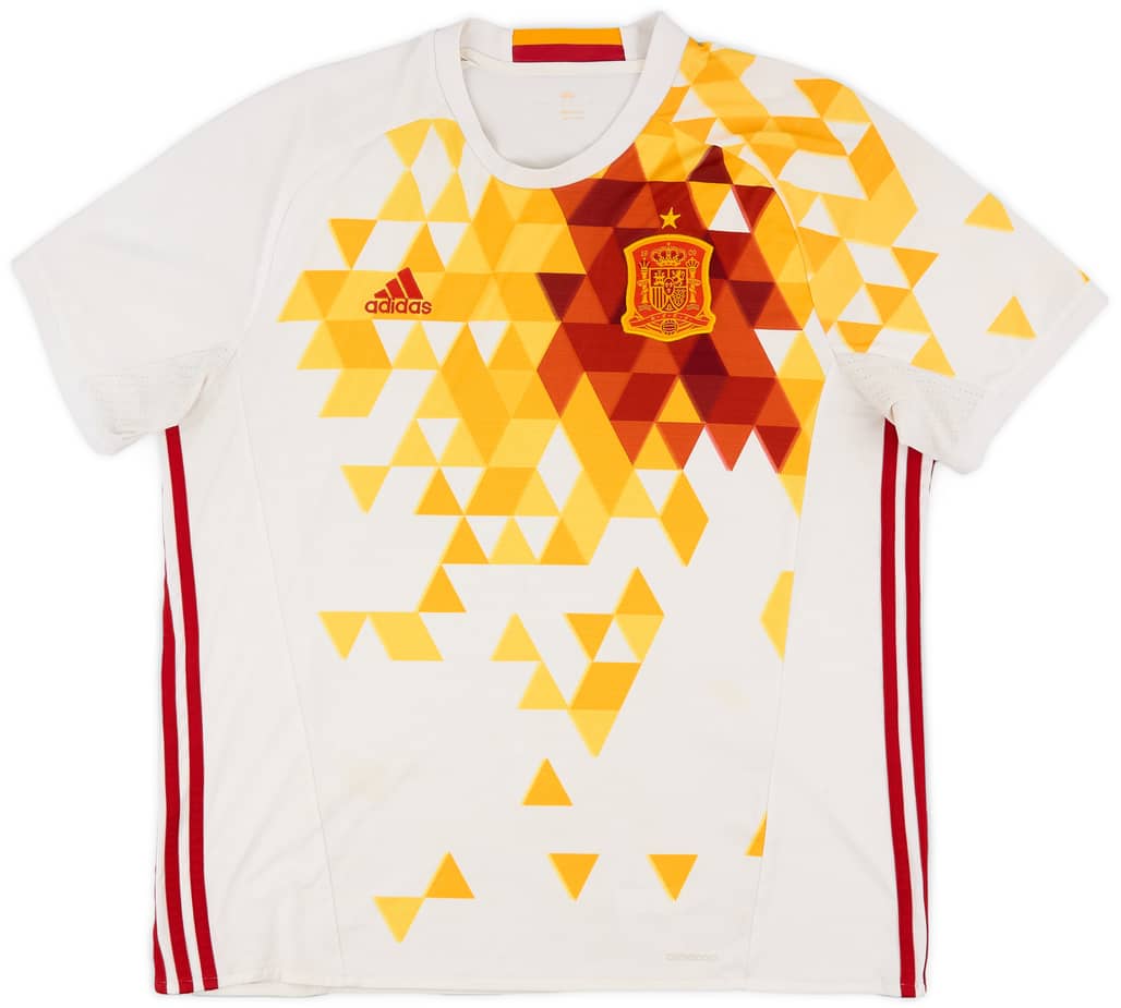 2016-17 Spain Away Shirt - 5/10 - (XL)