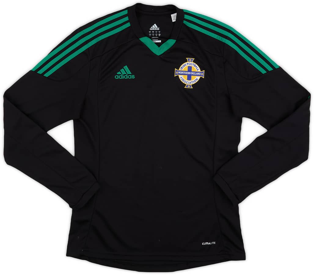 2012-14 Northern Ireland Away L/S Shirt - 8/10 - (S)