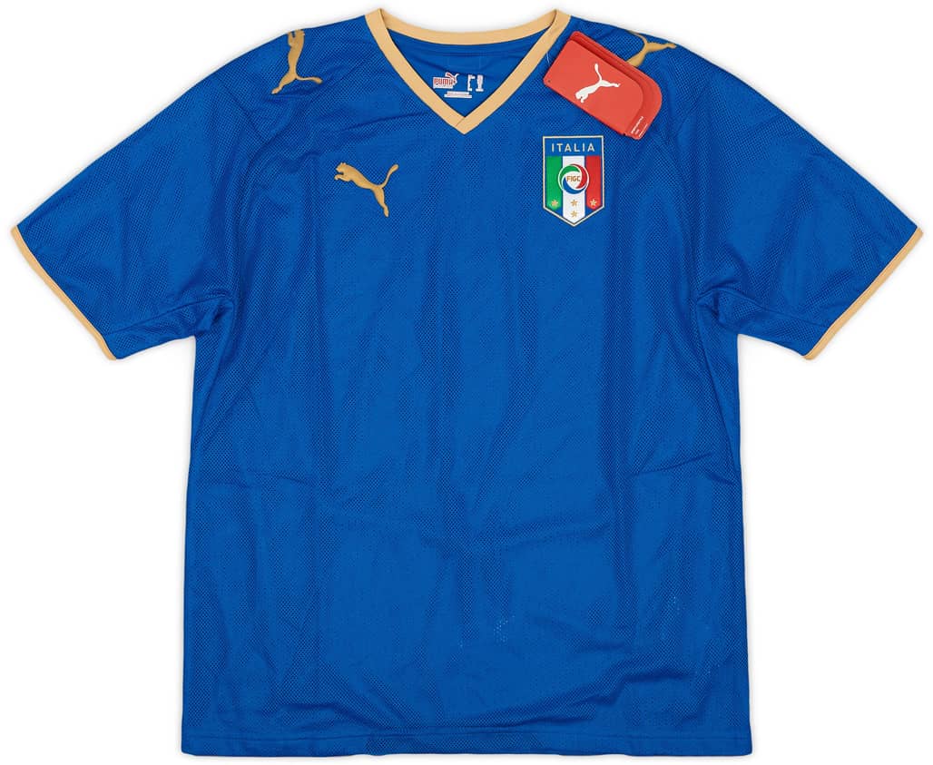 2007-08 Italy Home Shirt (XL.Boys)