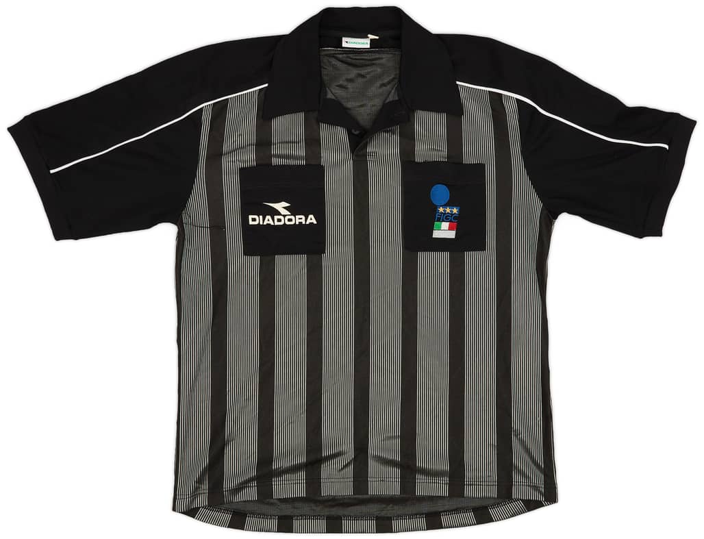 1990s Italy FIGC Diadora Referee Shirt - 8/10 - (L)