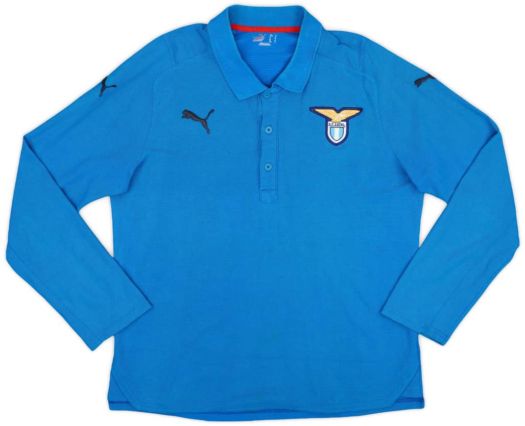 2010-11 Lazio Puma Polo L/S Shirt - 7/10 - (L)