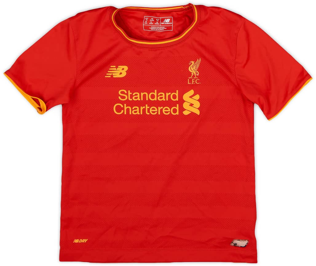 2016-17 Liverpool Home Shirt - 6/10 - (6-7 Years)