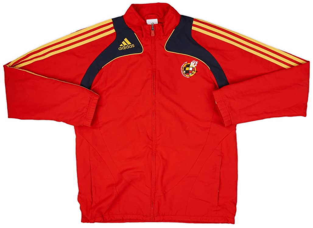 2008-09 Spain adidas Track Jacket - 9/10 - (L)