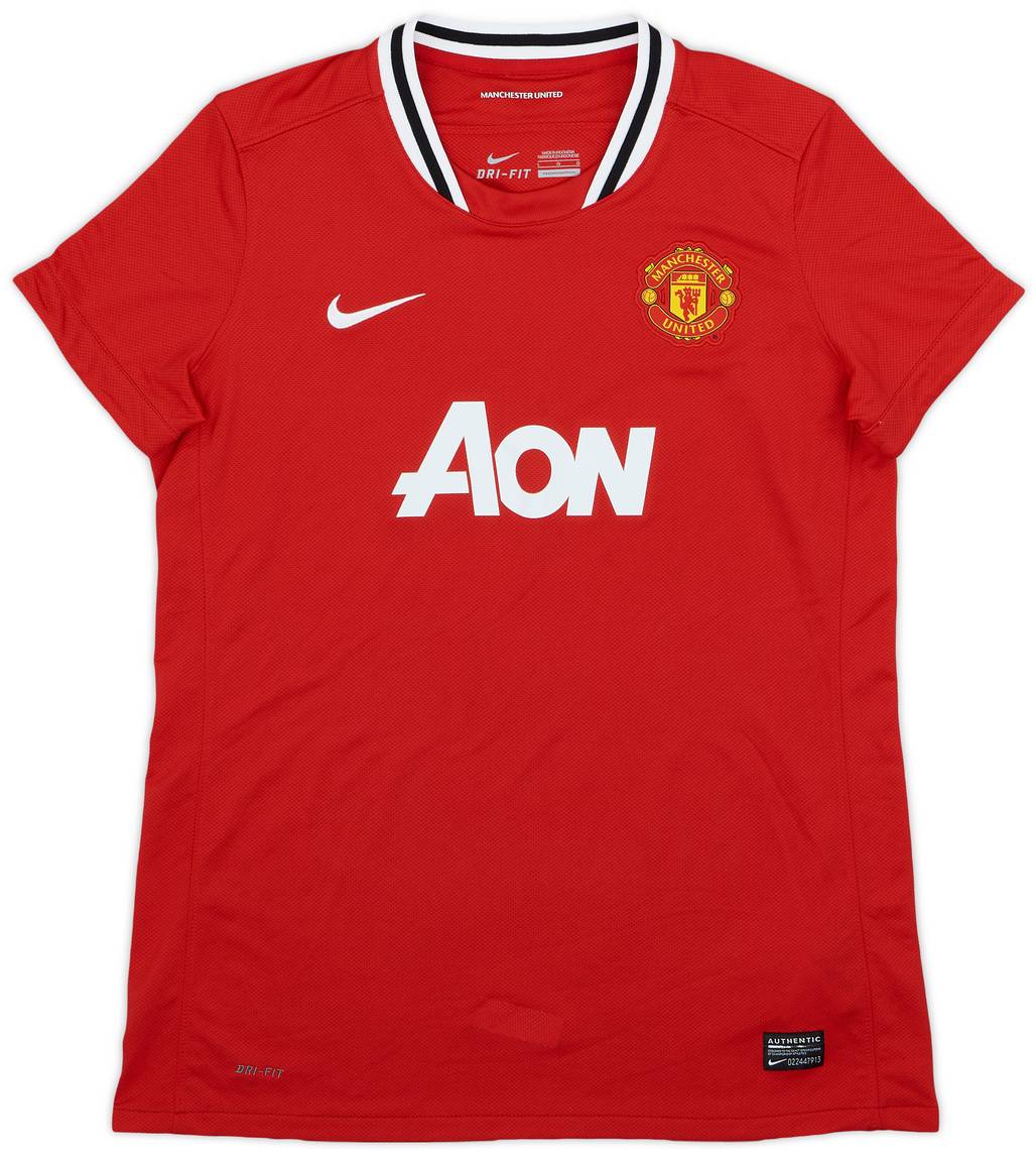 2011-12 Manchester United Home Shirt - 10/10 - (Women's L)