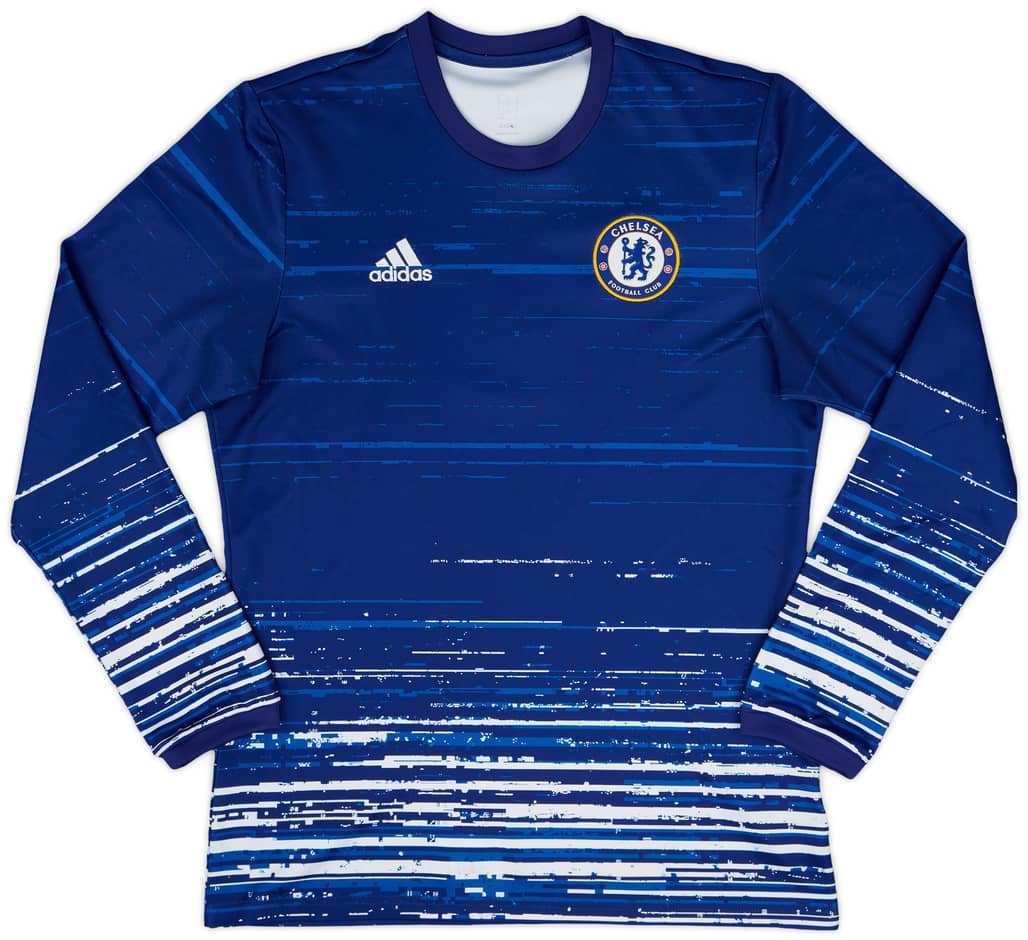 2016-17 Chelsea adidas Pre-Match Training L/S Shirt - 8/10 - (M)