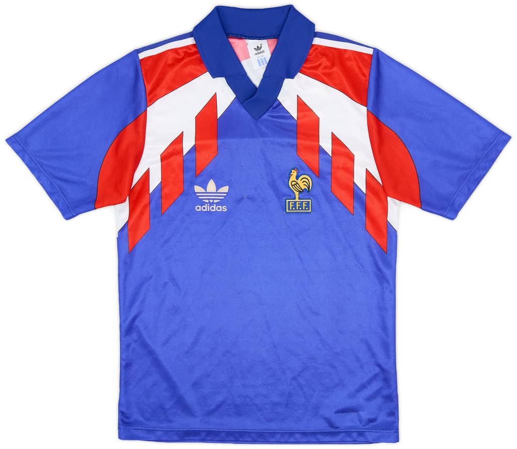 1990-92 France Home Shirt - 8/10 - (S)