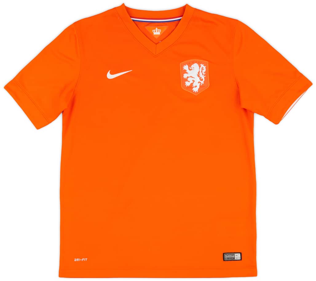 2014-15 Netherlands Home Shirt - 9/10 - (XL.Boys)