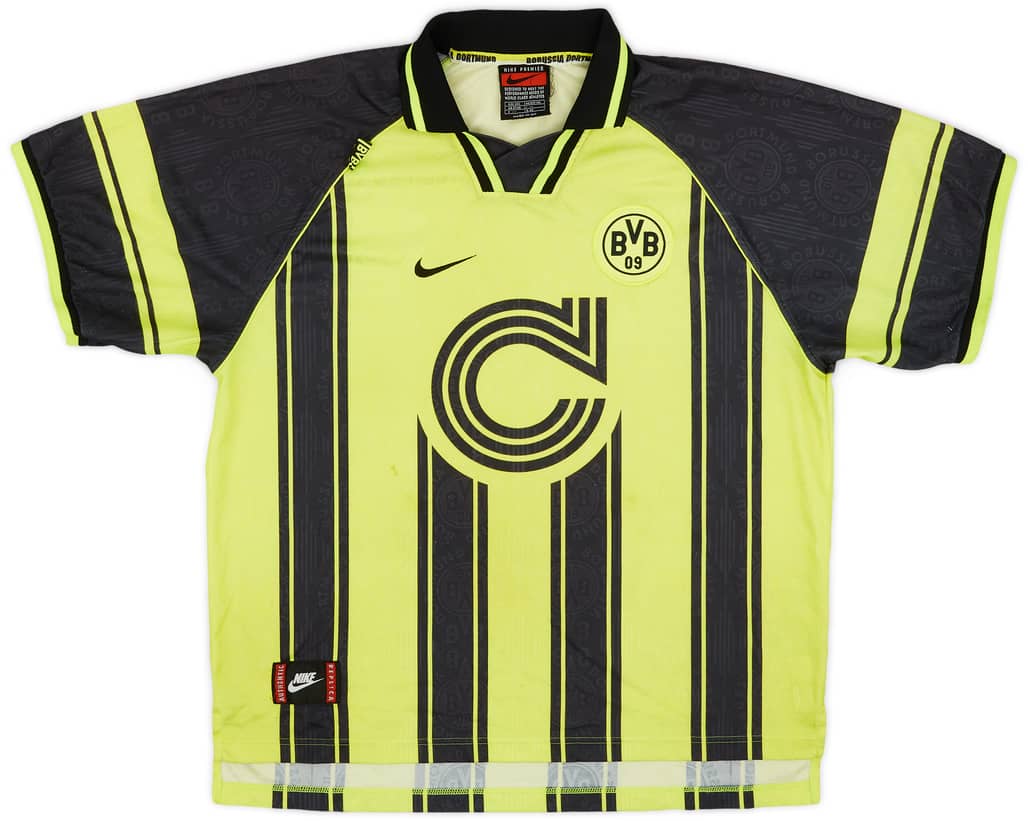 1996-97 Borussia Dortmund CL Home Shirt - 8/10 - (XXL)